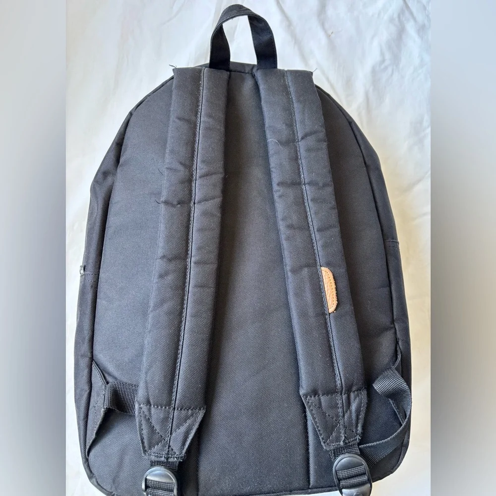 Herschel Supply Company Black Settlement Canvas Laptop Padded Backpack